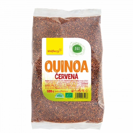 Quinoa červená BIO 500g Wolfberry