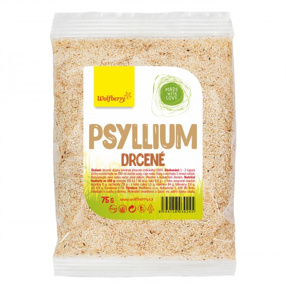 Psyllium drcené 75g Wolfberry