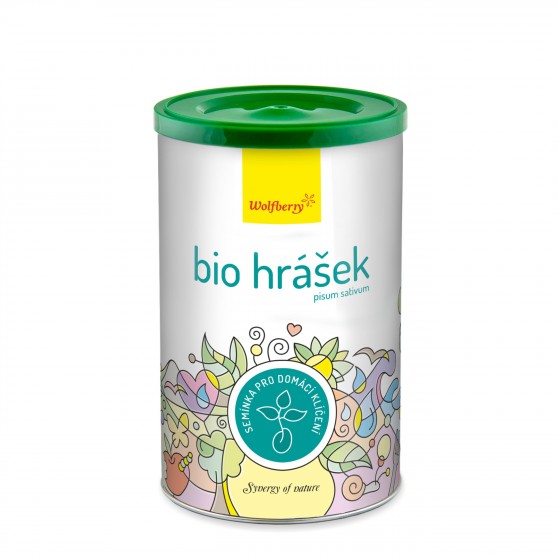 Hrášek BIO semínka na klíčení 200g Wolfberry