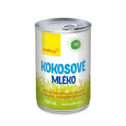 Kokosové mléko BIO 400ml Wolfberry