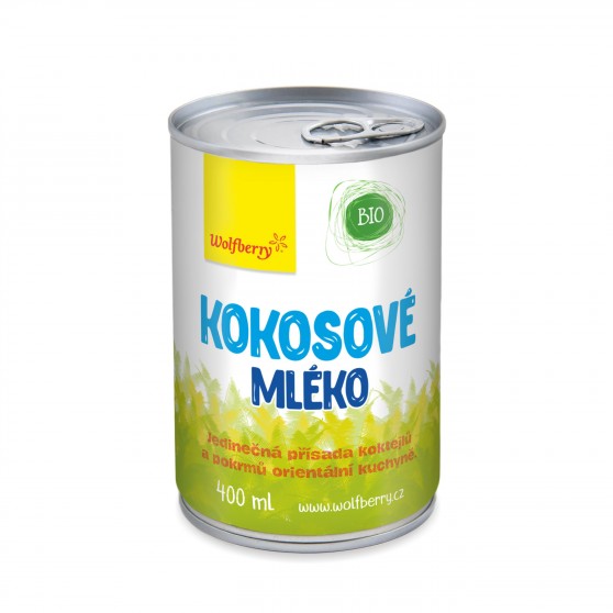 Kokosové mléko BIO 400ml Wolfberry