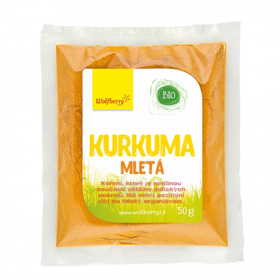 Kurkuma mletá BIO 50g Wolfberry