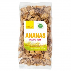 Ananas plátky RAW BIO 250g Wolfberry