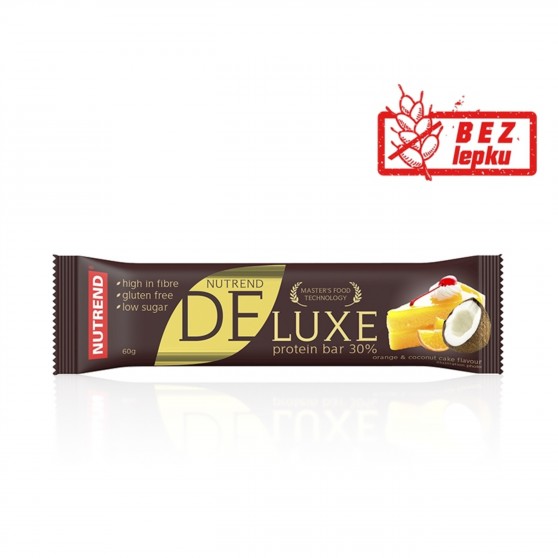 Tyčinka DELUXE Bar pomerančovo-kokosový koláč 60g Nutrend