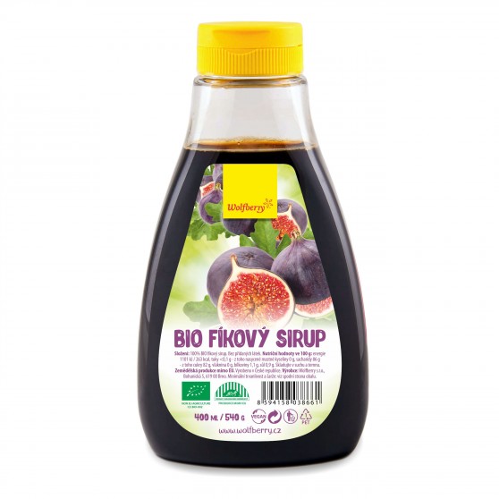 Fíkový sirup BIO 400ml/540g Wolfberry