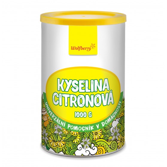 Kyselina citronová 1000 g Wolfberry