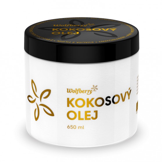 Kokosový olej panenský BIO 650ml Wolfberry