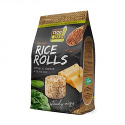 Rýžové minichlebíčky špenát, sýr, olivový olej 50 g Rice Up