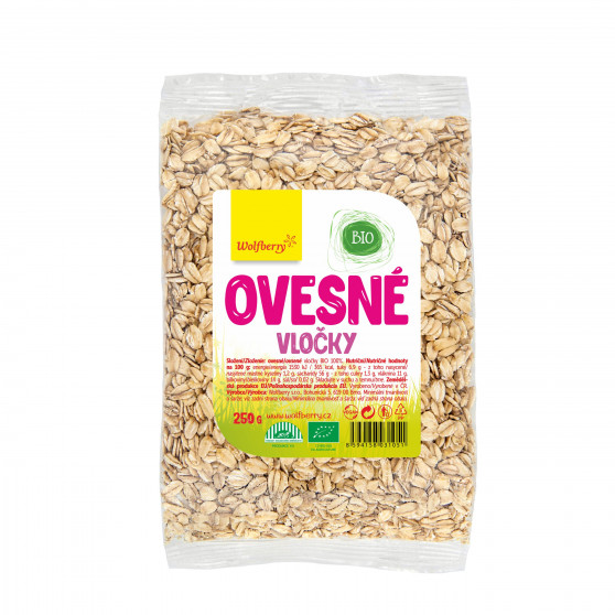 Ovesné vločky BIO 250g Wolfberry