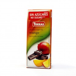 Hořká čokoláda s mangem 75g Torras