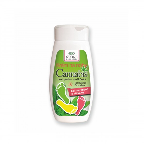 Krém na nohy Cannabis 260ml Bione Cosmetics