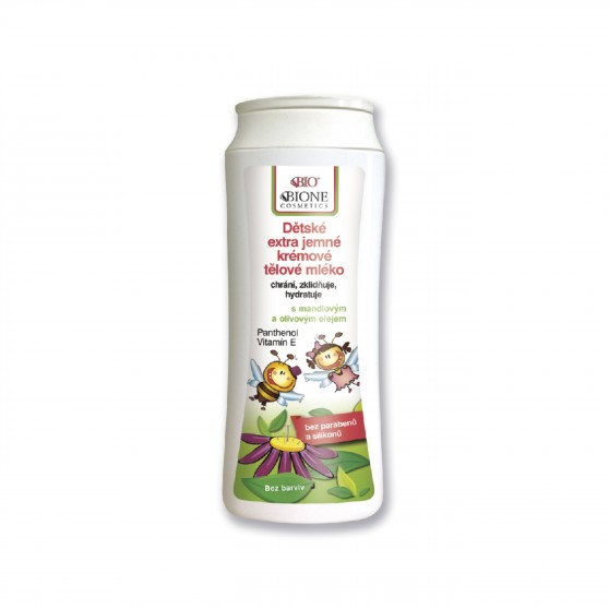 Dětské extra jemné krémové tělové mléko 200 ml Bione Cosmetics