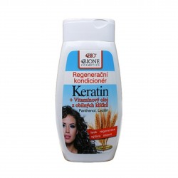 Regenerační kondicioner Keratin z obilných klíčků 260 ml Bione Cosmetics