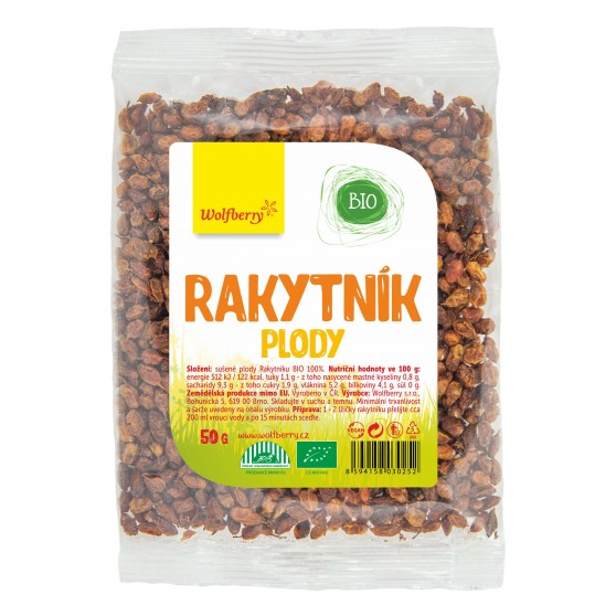 Rakytník plod BIO 50g Wolfberry