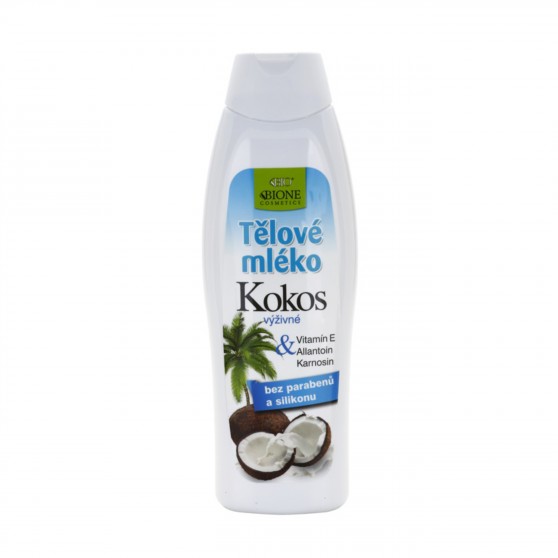 Tělové mléko KOKOS 500 ml Bione Cosmetics
