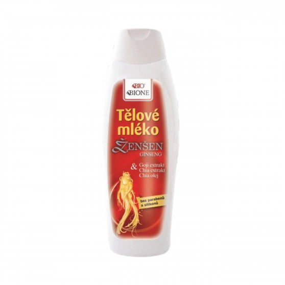 Tělové mléko ŽENŠEN 500 ml Bione Cosmetics