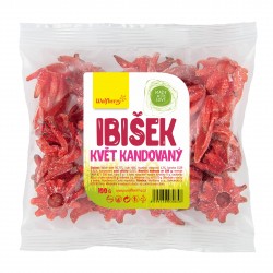 Ibišek květ kandovaný 100g Wolfberry