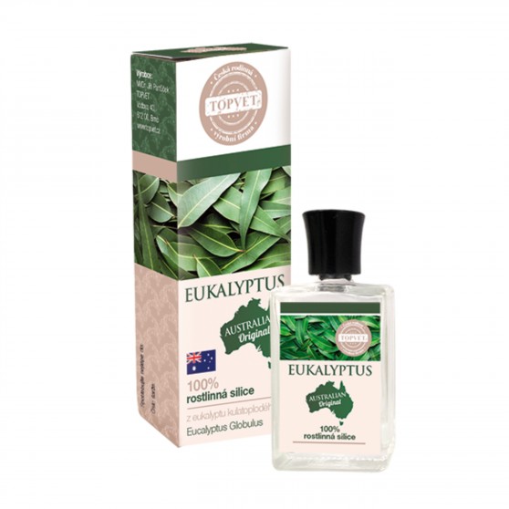 Eucalypt - rostlinná silice 10 ml Topvet