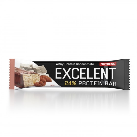 Tyčinka EXCELENT BAR DOUBLE mandle s pistáciemi 85 g Nutrend