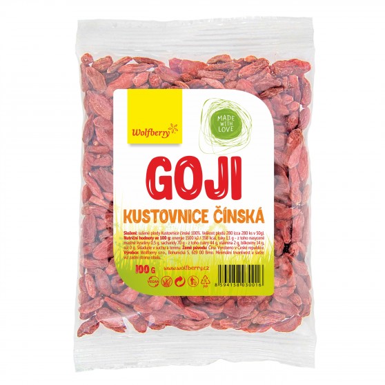 Goji kustovnice čínská 100g Wolfberry