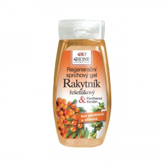 Regenerační sprchový gel Rakytník 260 ml Bione Cosmetics