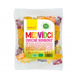 Ovocné bonbóny Medvídci BIO 75 g Wolfberry