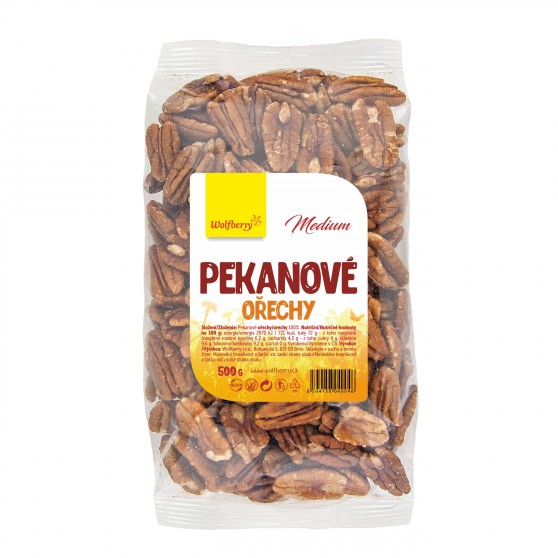 Pekanové ořechy 500 g Wolfberry