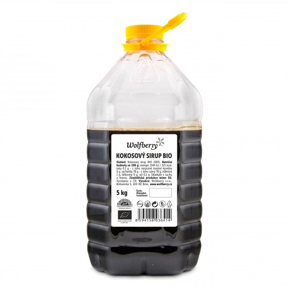 Kokosový sirup BIO 5 kg Wolfberry