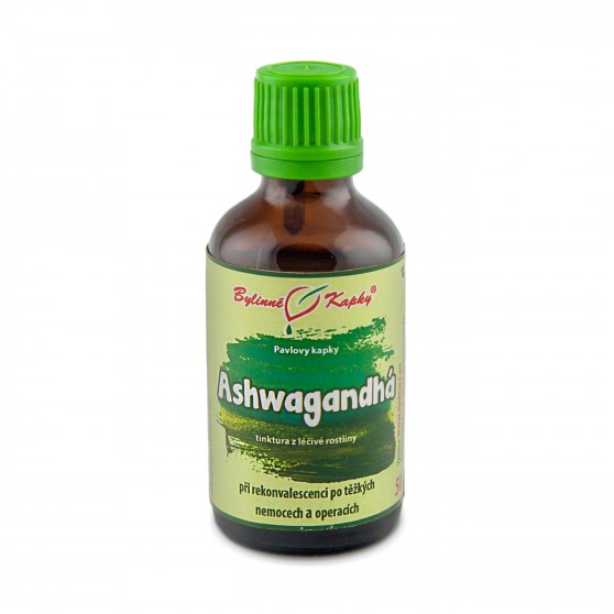 Ashwagandha tinktura 50 ml Bylinné kapky