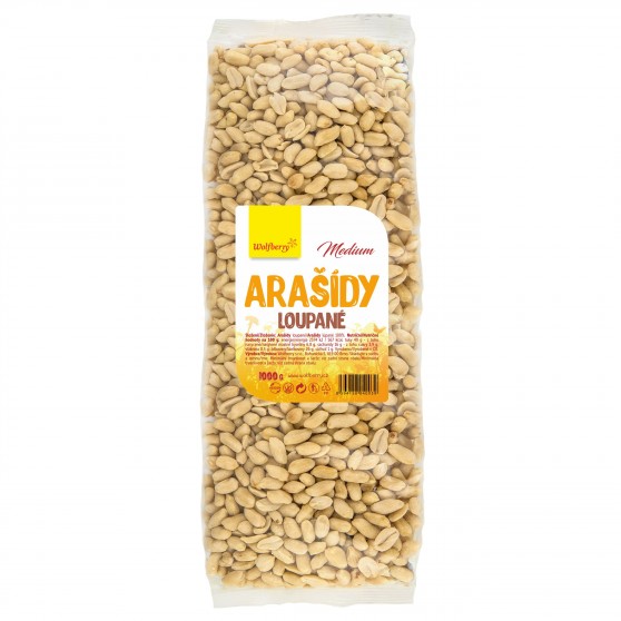 Arašídy blanšírované 1 Kg Wolfberry