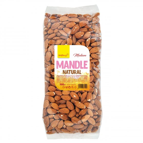 Mandle natural medium 1 kg Wolfberry