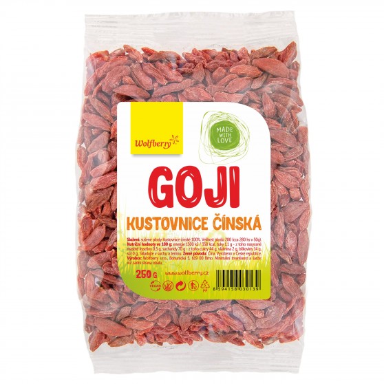 Goji kustovnice čínská 250g Wolfberry