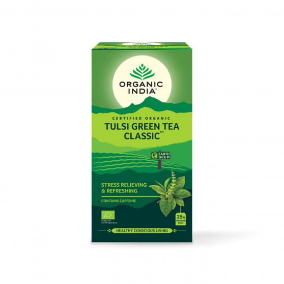 Tulsi se zeleným čajem BIO 25sáčků Organic India