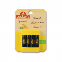 Citronové aroma BIO 4 x 2 ml Lecker´s