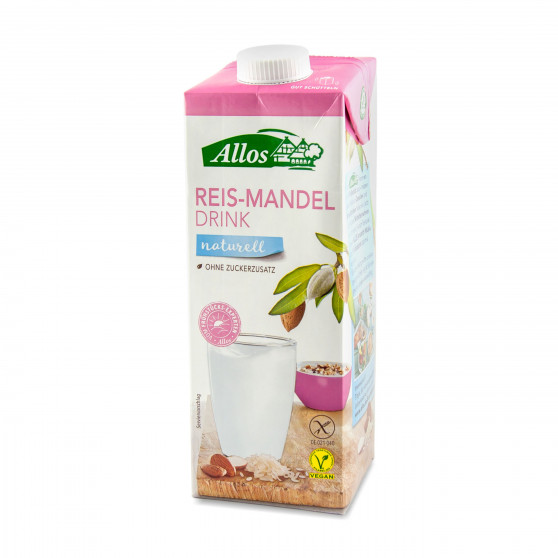 Rýžovo mandlový nápoj Natural BIO 1 l Allos