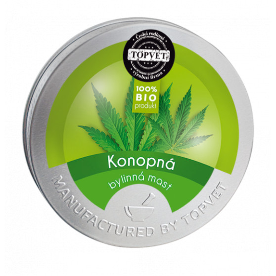 Konopná mast 50ml Topvet