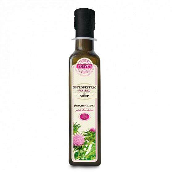 Ostropestřecový sirup - farmářský 320g Topvet