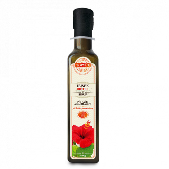 Ibiškový sirup - farmářský 320g Topvet