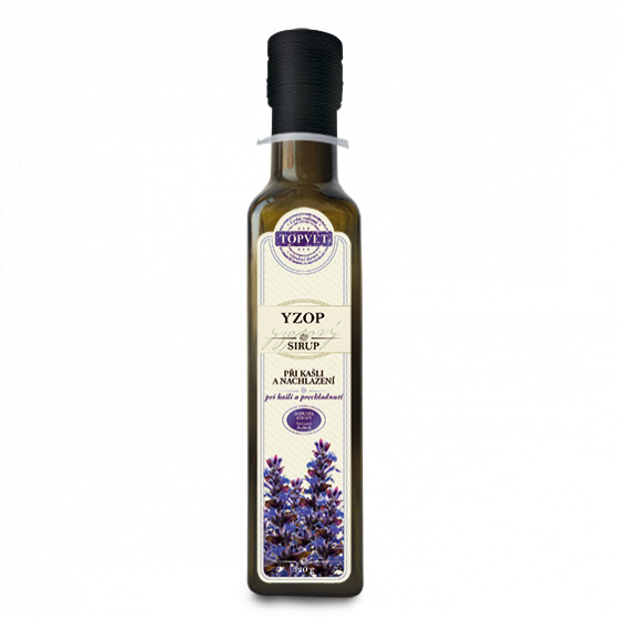 Yzopový sirup - farmářský 320g Topvet