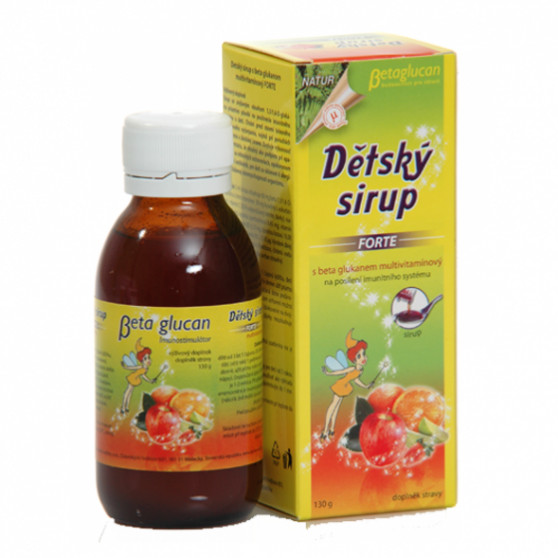 Dětský sirup multivitaminový forte 130g Topvet