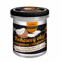 Kokosový olej s rakytníkem 250ml Topvet