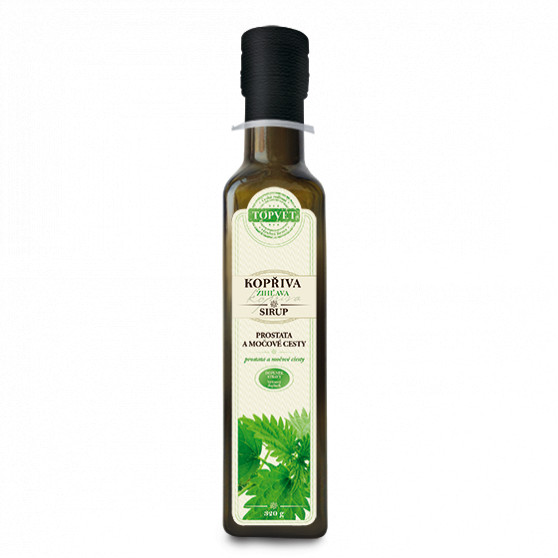 Kopřiva sirup - farmářský 320g Topvet