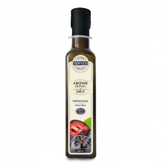 Arónie sirup - farmářský 320g Topvet