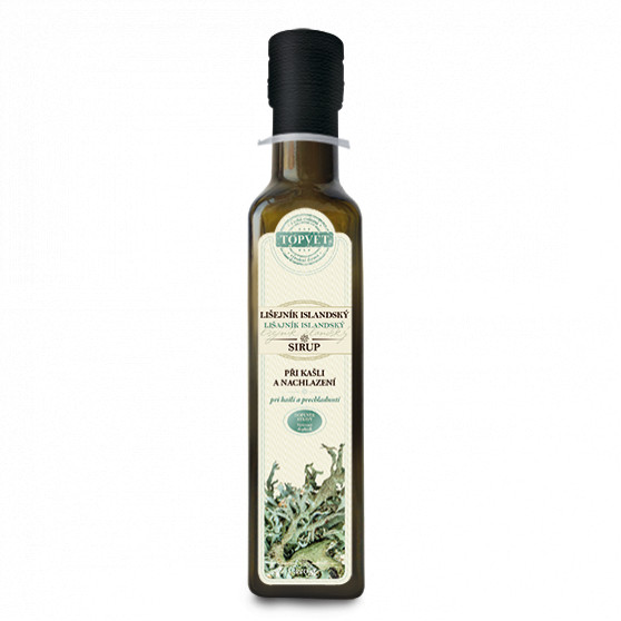 Lišejník islandský sirup - farmářský 320g Topvet