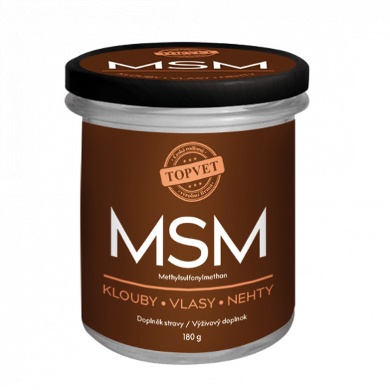 MSM - Methylsulfonylmethan 180g Topvet