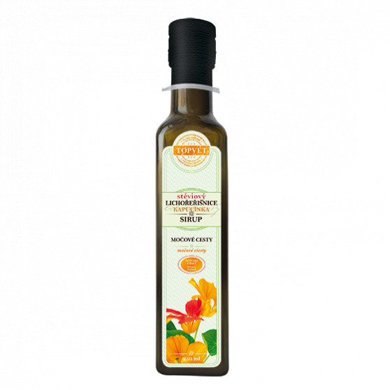 Lichořeřišnicový stéviový sirup - farmářský 250ml Topvet