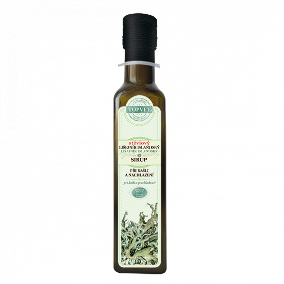 Lišejník stéviový sirup - farmářský 250ml Topvet