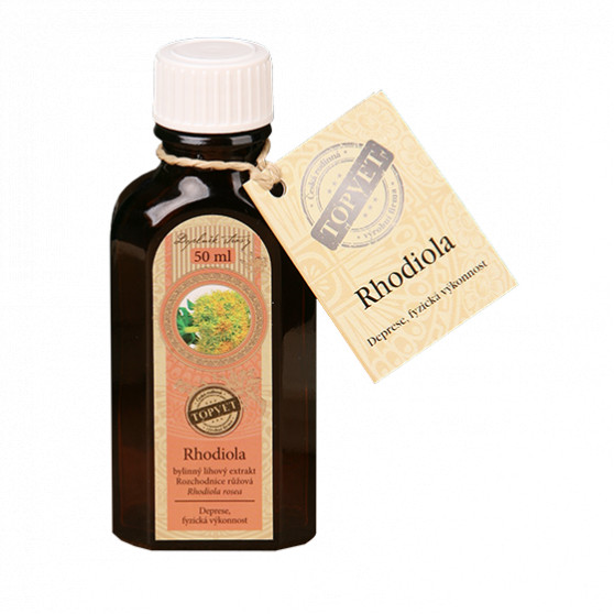 Rhodiola - Rozchodnice - tinktura - kapky 50ml Topvet