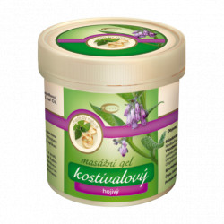 Kostivalový masážní gel 500ml Topvet