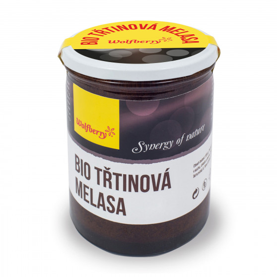 Třtinová melasa BIO 450g Wolfberry